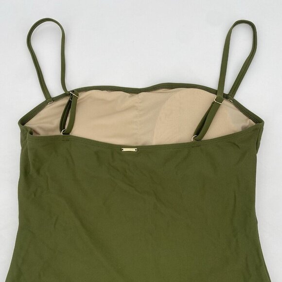 Relleciga Italy Size Large Army Green Cheeky One Piece Swimsuit NWT - Picture 5 of 11